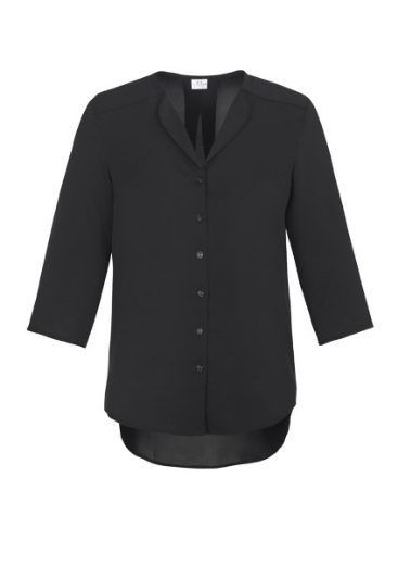 Picture of Biz Collection Ladies Lily Longline Blouse 3/4 Sleeve