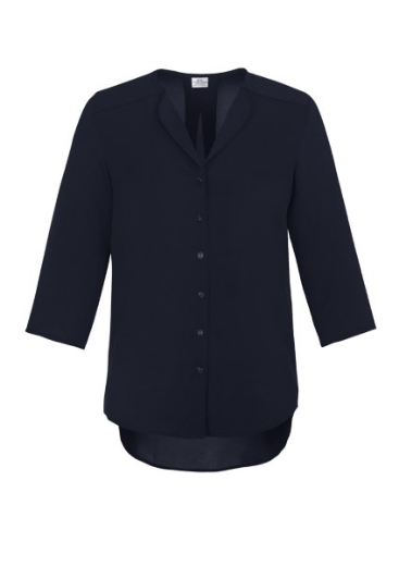 Picture of Biz Collection Ladies Lily Longline Blouse 3/4 Sleeve