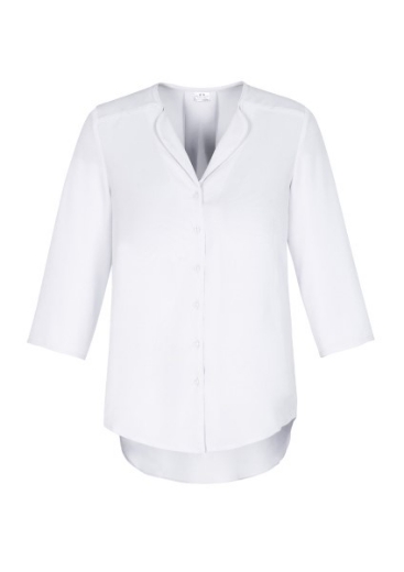 Picture of Biz Collection Ladies Lily Longline Blouse 3/4 Sleeve