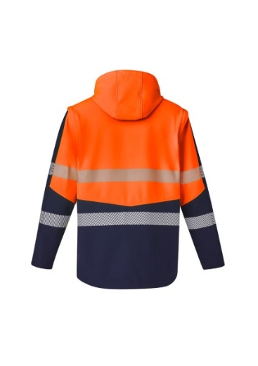Picture of Syzmik Hi Vis 2 in 1 Soft Shell Jacket with Stretch Reflective Tape