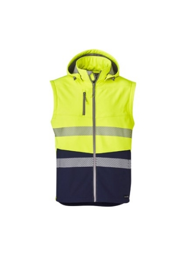 Picture of Syzmik Hi Vis 2 in 1 Soft Shell Jacket with Stretch Reflective Tape