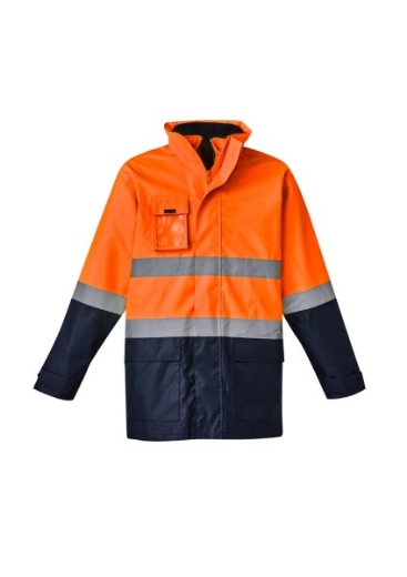 Picture of Syzmik Basic 4 in1 Waterproof Jacket with Reflective Tape