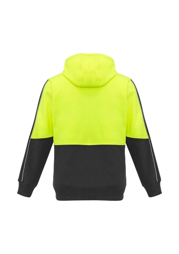 Picture of Syzmik Unisex Hi Vis Full Zip Fleece Hoodie