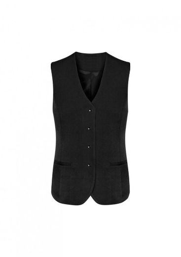 Picture of Biz Corporates Ladies Longline Vest Comfort Wool Stretch