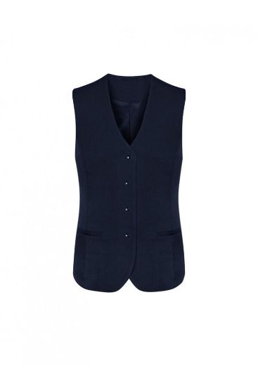 Picture of Biz Corporates Ladies Longline Vest Comfort Wool Stretch