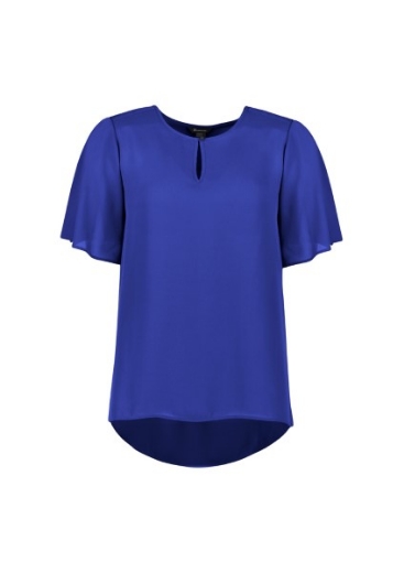 Picture of Biz Corporates Ladies Vienna Short Sleeve Blouse