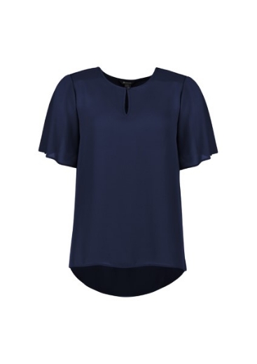 Picture of Biz Corporates Ladies Vienna Short Sleeve Blouse