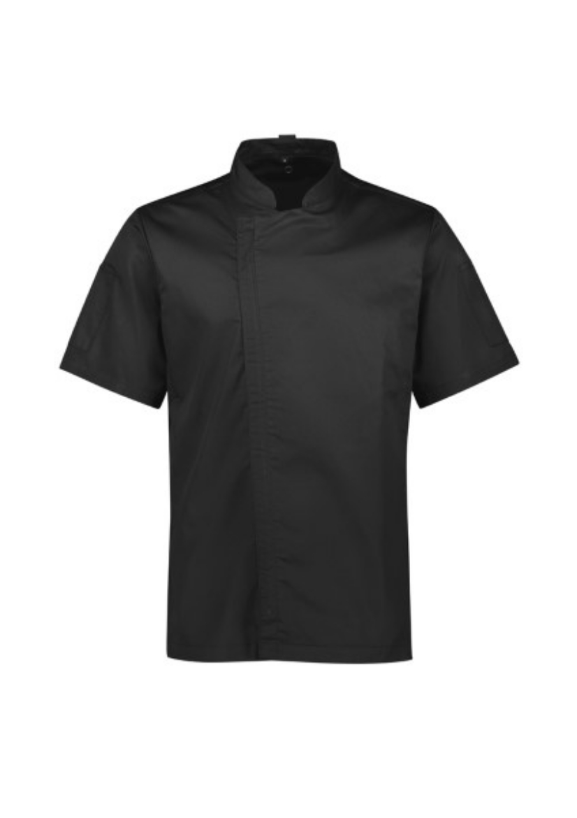 Picture of Biz Collection Mens Alfresco Short Sleeve Chef Jacket