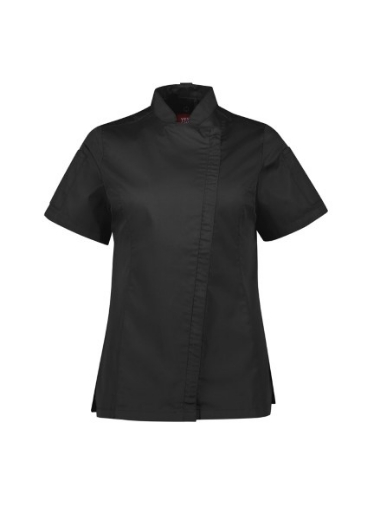 Picture of Biz Collection Ladies Alfresco Short Sleeve Chef Jacket
