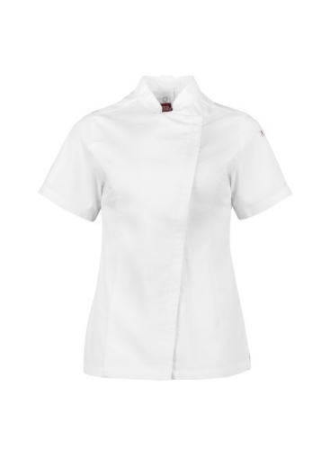 Picture of Biz Collection Ladies Alfresco Short Sleeve Chef Jacket