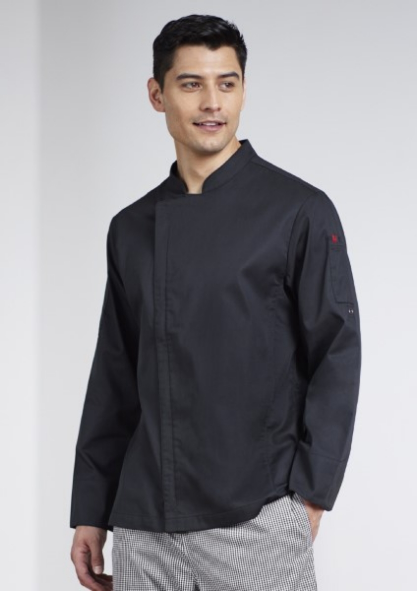 Picture of Biz Collection Mens Alfresco Long Sleeve Chef Jacket