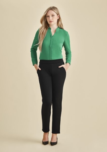 Picture of Biz Corporates Ladies Scuba Ponte Mid-Rise Pull-On Pant