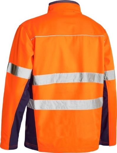 Picture of Bisley Hi Vis Soft Shell Jacket with Reflective Tape