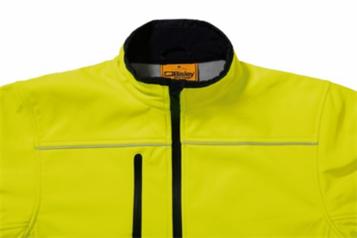 Picture of Bisley Hi Vis Soft Shell Jacket with Reflective Tape