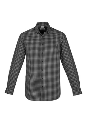 Picture of Biz Corporates Mens Noah 100% Cotton Long Sleeve Shirt