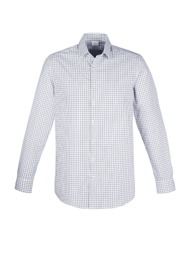 Picture of Biz Corporates Mens Noah 100% Cotton Long Sleeve Shirt