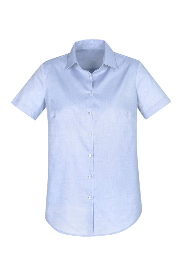 Picture of Biz Collection Ladies Camden Shirt Short Sleeve Easy Care Stretch Oxford