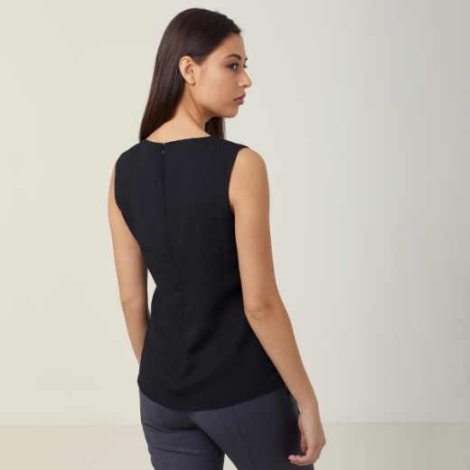 Picture of NNT Ladies Sleeveless V-Neck Layered Blouse