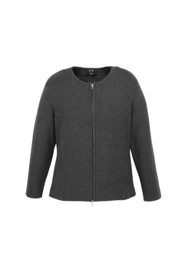 Picture of Biz Collection Ladies Cardigan 2 way zip 73% Viscose 27% Nylon