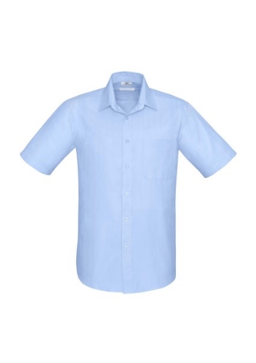 Picture of Biz Collection Mens Preston Shirt Short Sleeve 65% Polyester 35% Cotton