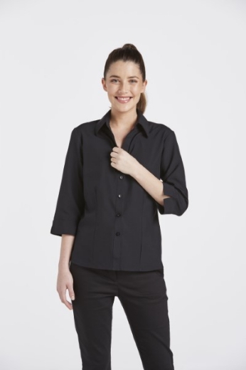 Picture of Corporate Reflections Ladies Climate Smart Blouse Semi Fit 3/4 Sleeve