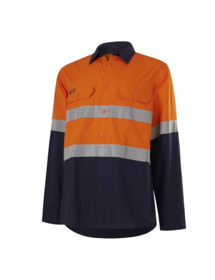 Picture of King Gee WC Vented Spliced Shirt Taped Long Sleeve