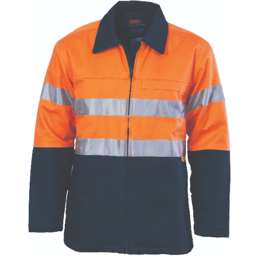 Picture of DNC Heavyweight Cotton Drill Protector Jacket RT1 Reflective Tape 2 Tone