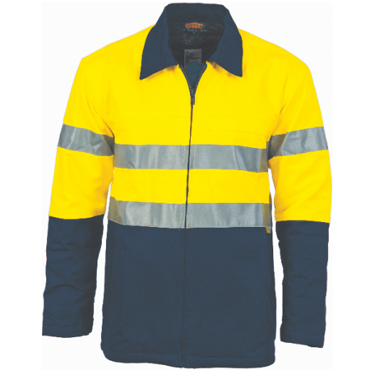 Picture of DNC Heavyweight Cotton Drill Protector Jacket RT1 Reflective Tape 2 Tone