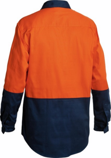 Picture of Bisley Cotton Drill Shirt Closed Front Long Sleeve