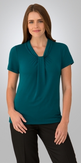 Picture of City Collection Ladies Pippa Knit Top Short Sleeve