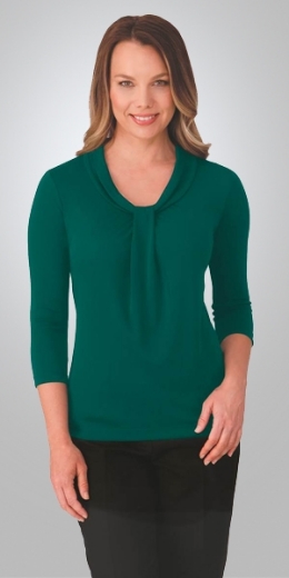 Picture of City Collection Ladies Pippa Knit Top 3/4 Sleeve
