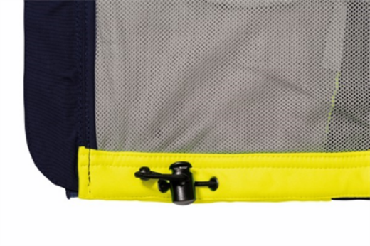 Picture of Bisley Fleece Hi Vis Soft shell Brushed Fleece Lined Vest with Reflective Tape