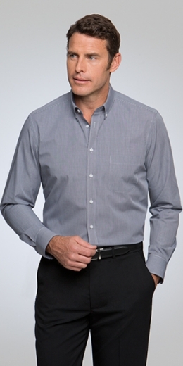 Picture of City Collection Mens Pippa Check Shirt Long Sleeve