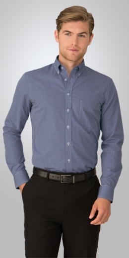 Picture of City Collection Mens Pippa Check Shirt Long Sleeve