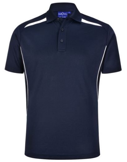 Picture of Winning Spirit Mens Sustainable Poly/Cotton Contrast Short Sleeve Polo Shirt