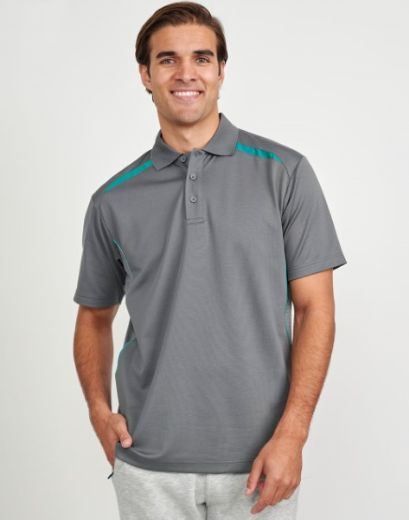 Picture of Winning Spirit Mens Sustainable Poly/Cotton Contrast Short Sleeve Polo Shirt