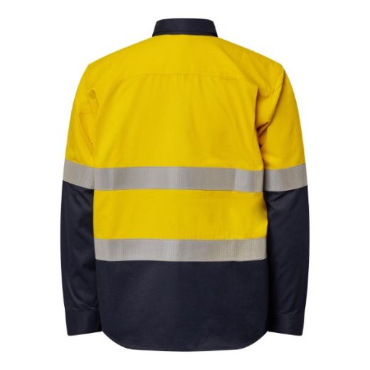 Picture of Flame Buster ARC Flash Shirt with Perforated Reflective Tape HRC 2 ATPV 8+ cal/cm2