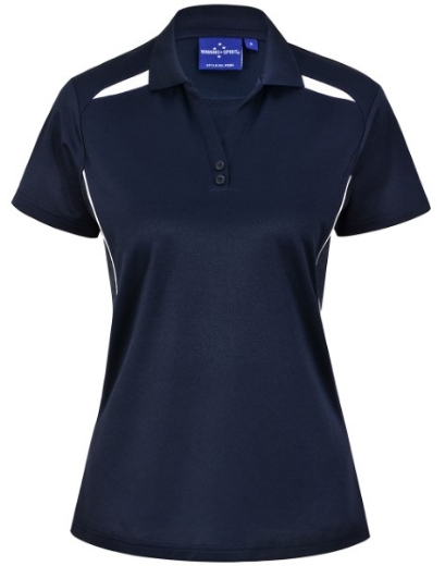 Picture of Winning Spirit Ladies Sustainable Poly/Cotton Contrast Short Sleeve Polo Shirt