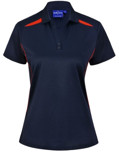 Picture of Winning Spirit Ladies Sustainable Poly/Cotton Contrast Short Sleeve Polo Shirt