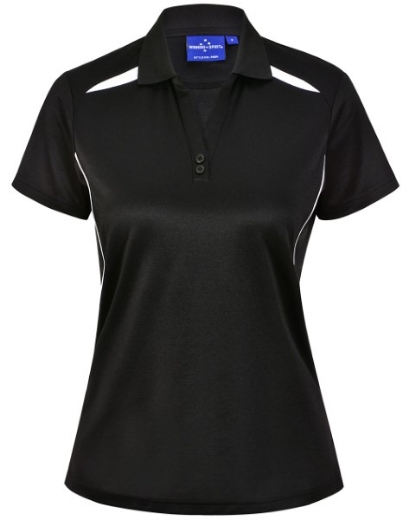 Picture of Winning Spirit Ladies Sustainable Poly/Cotton Contrast Short Sleeve Polo Shirt