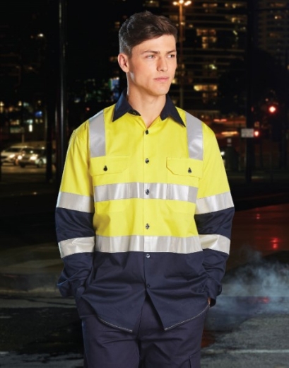 Picture of Winning Spirit Biomotion Day/Night Light Weight Safety Shirt with X Back Tape Configuration