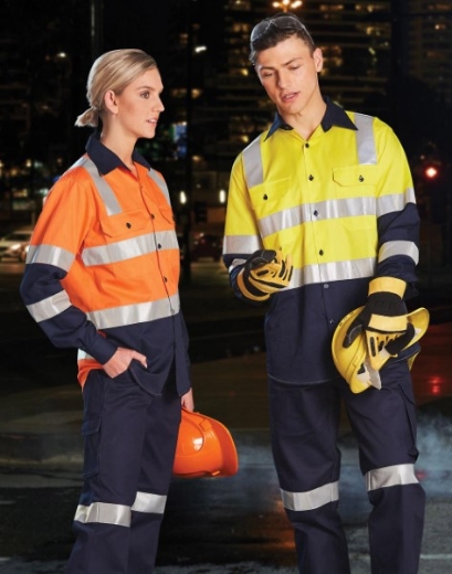 Picture of Winning Spirit Biomotion Day/Night Light Weight Safety Shirt with X Back Tape Configuration