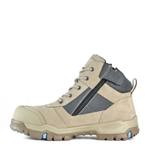 Picture of Bata Roy Low Leg Zip Side Boot Slate/Stone