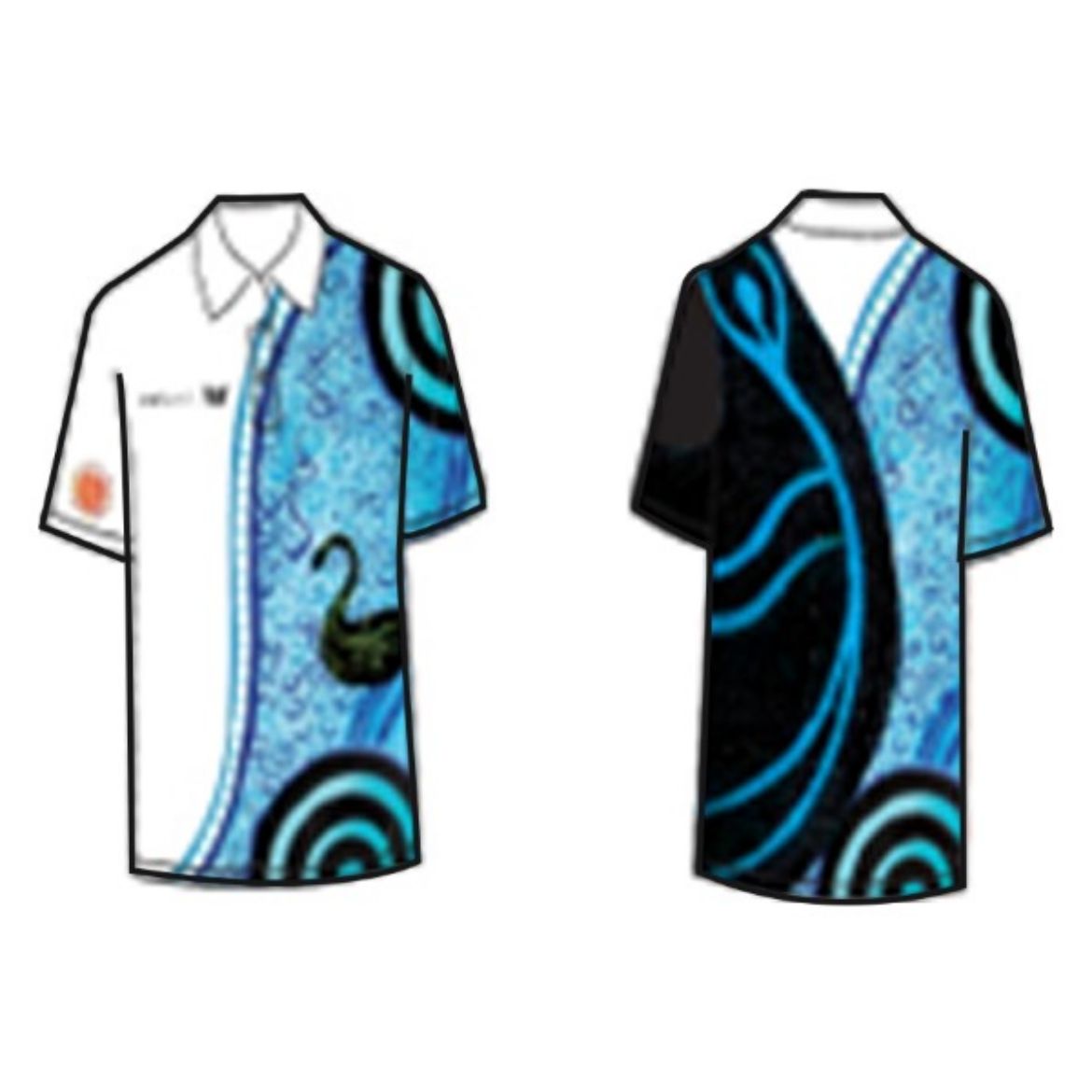 Picture of Sublimated Ladies Polo Shirt Short Sleeve Swan Old Design 2023