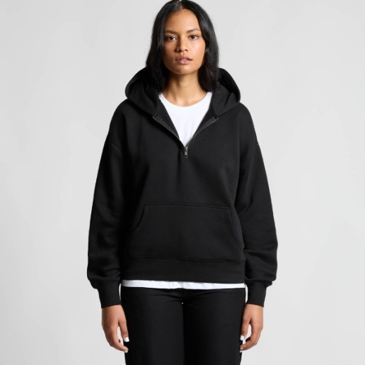 Picture of AS Colour Ladies Relax Half Zip Hood