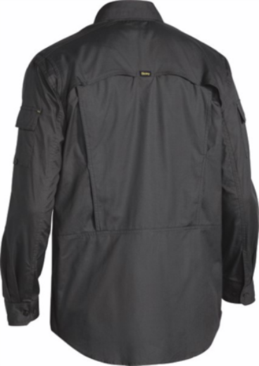 Picture of Bisley Mens X Airflow Long Sleeve Work Shirt 100% Cotton Ripstop