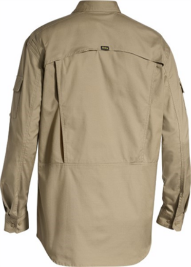 Picture of Bisley Mens X Airflow Long Sleeve Work Shirt 100% Cotton Ripstop