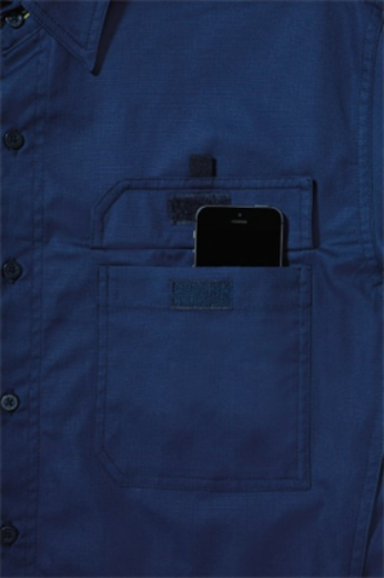 Picture of Bisley Mens X Airflow Long Sleeve Work Shirt 100% Cotton Ripstop