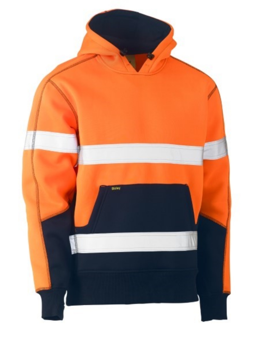 Picture of Bisley Fleece Pullover Hoodie with Reflective Tape