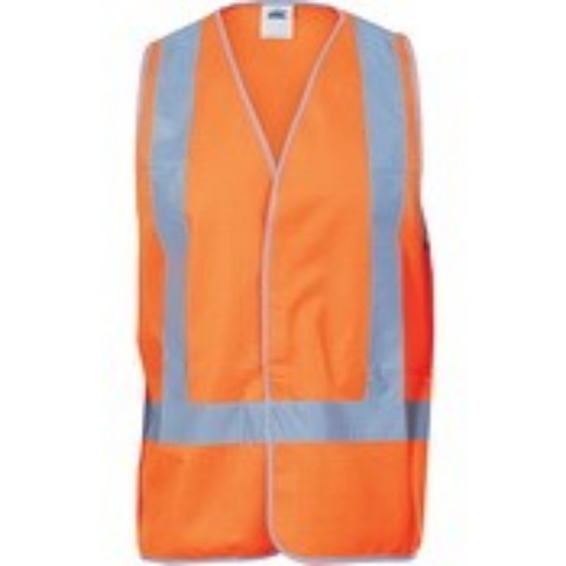 Picture of DNC Safety Vest Polyester with X Pattern Reflective Tape